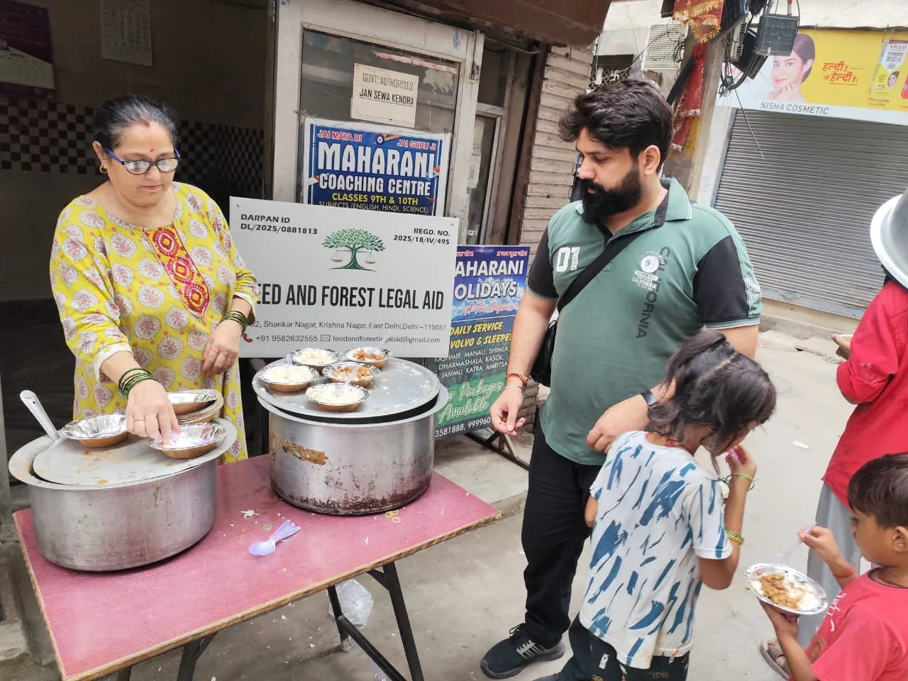 FEEDING NEEDY PERSONS